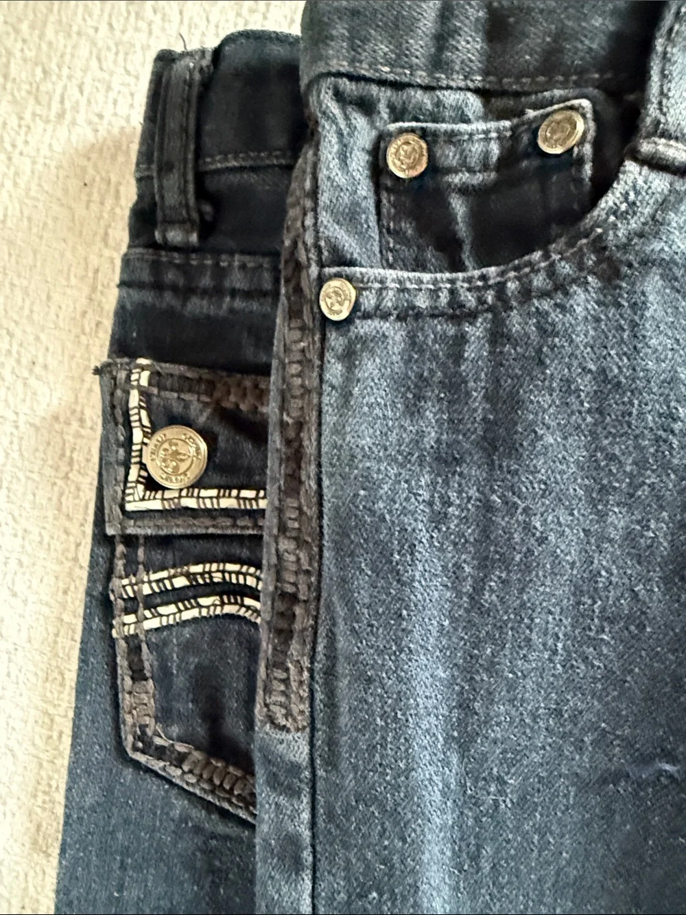 Kids Chains Dark Denim Jeans